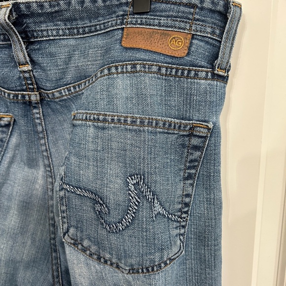 EUC AG Adriano Goldschmied “The Hero” size 36/34 jeans, wide leg. Fit like 36/32 - Picture 6 of 11